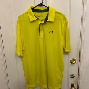 Under Armour Yellow Polo Shirt
